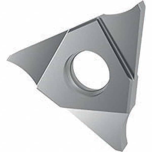 Grooving Insert: GE 30504, Solid Carbide Uncoated, Neutral, 0.85 mm Cutting Width, 1.5 mm Max Depth