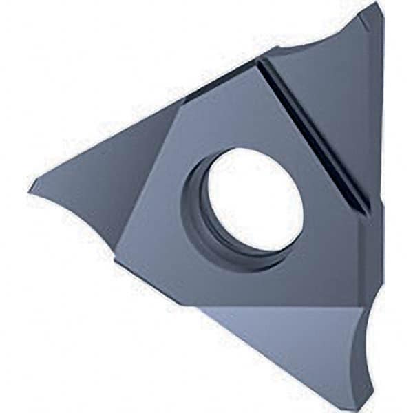 Grooving Insert: GE 30504, Solid Carbide Firex Finish, Neutral, 2 mm Cutting Width, 4 mm Max Depth