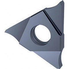 Grooving Insert: GE 30504, Solid Carbide Firex Finish, Neutral, 1 mm Cutting Width, 3 mm Max Depth
