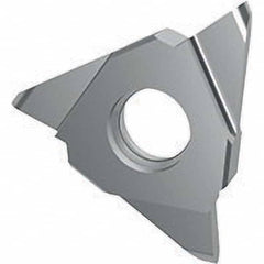 Grooving Insert: GE 30504, Solid Carbide Uncoated, Neutral, 3.6 mm Cutting Width, 5 mm Max Depth