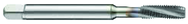 1/4-20 2B 3-Flute PM Cobalt Semi-Bottoming 15 degree Spiral Flute Tap-TiCN - USA Tool & Supply