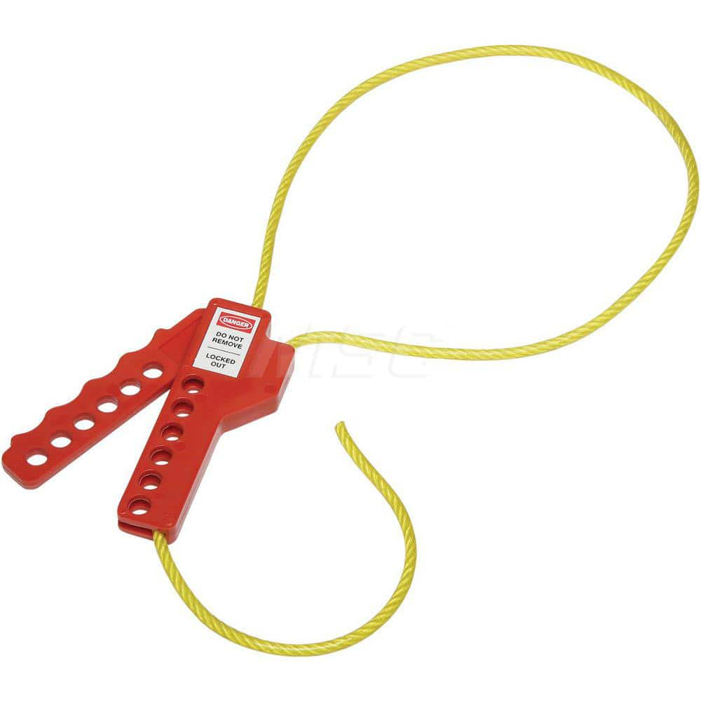 Ability One - Electrical Equipment Lockouts; Type: Lockout Squeezer Handle ; Maximum Cord Diameter (Decimal Inch): 1 ; Maximum Number of Padlocks: 6 ; Device Material: Plastic; Nylon - Exact Industrial Supply