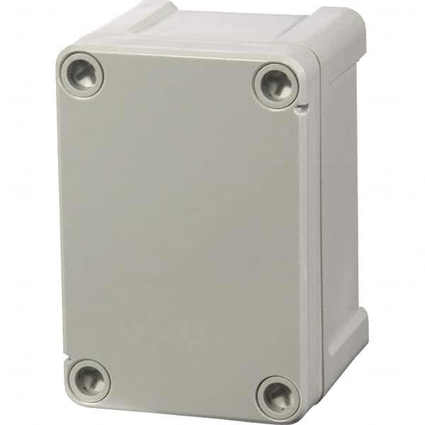 Fibox - NEMA 1, 4, 4X, 12 Polycarbonate Standard Enclosure with Screw Cover - USA Tool & Supply