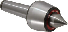 Rohm - MT5 Taper Shank, 3.543" Head Diam 2,000 Lb Capacity Live Center - 3,000 Max RPM, 2.764" Head Length, 1.5748" Point Diam, 1.988" Point Len, 4,400 Lb Max Workpc, 10.177" OAL, Standard Point - USA Tool & Supply