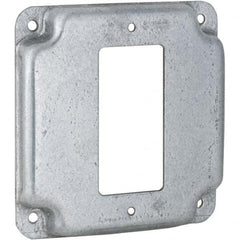 Hubbell-Raco - Steel Electrical Box Cover - USA Tool & Supply