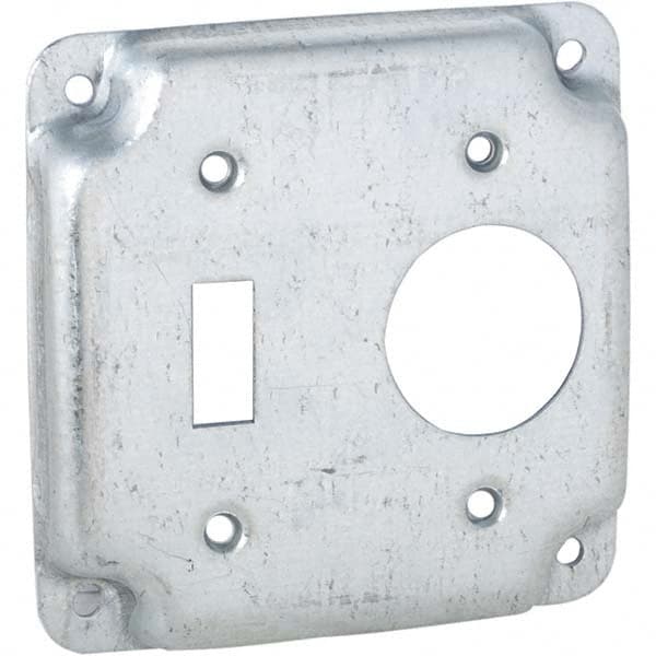 Hubbell-Raco - Steel Electrical Box Cover - USA Tool & Supply