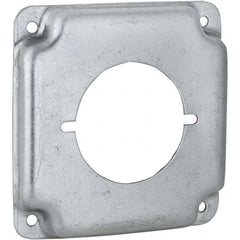 Hubbell-Raco - Steel Electrical Box Cover - USA Tool & Supply