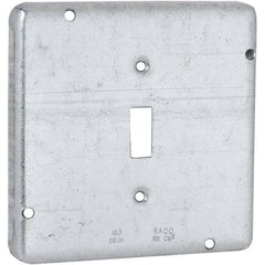 Hubbell-Raco - Steel Electrical Box Cover - USA Tool & Supply