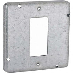 Hubbell-Raco - Steel Electrical Box Cover - USA Tool & Supply