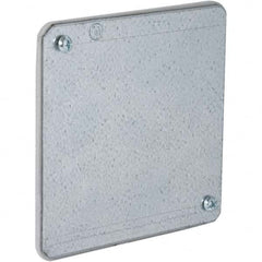 Hubbell-Raco - Steel Electrical Box Cover - USA Tool & Supply