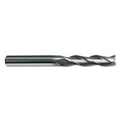 1/2 Dia. x 6 Overall Length 3-Flute Square End Solid Carbide SE End Mill-Round Shank-Center Cut-Uncoated - USA Tool & Supply
