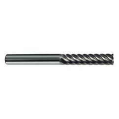 5/16" Dia. - 3" OAL - 45° Helix Bright Carbide End Mill - 6 FL - USA Tool & Supply