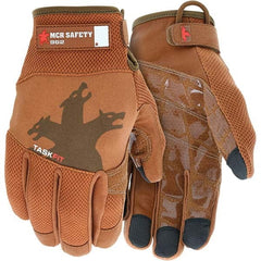 MCR Safety - Size L Leather or Synthetic Leather General Protection Work Gloves - USA Tool & Supply