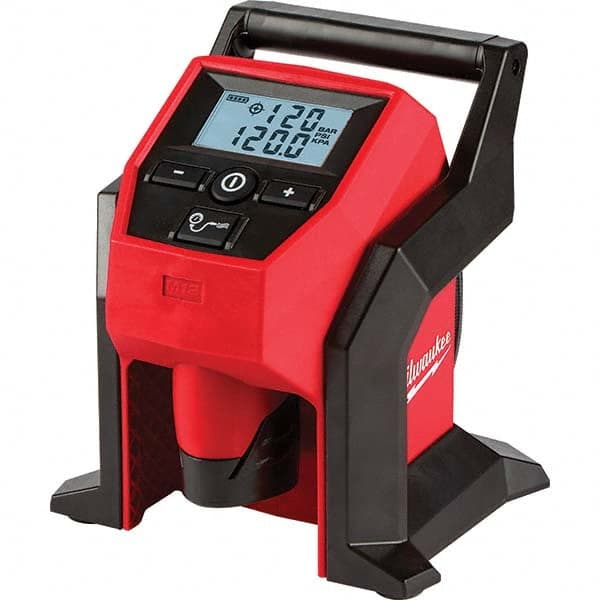 Milwaukee Tool - Tire Inflators Tool Type: Inflator Kit Power Source: M12 Rechargeable Battery - USA Tool & Supply