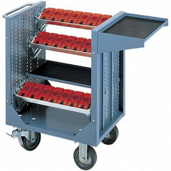 LISTA - CNC Storage Carts Style: CNC Tool Cart with Tool Carrier Taper Size: HSK 100A - USA Tool & Supply