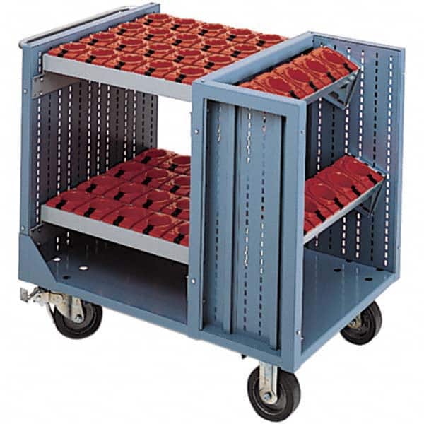 LISTA - CNC Storage Carts Style: CNC Tool Cart with Tool Carrier Taper Size: HSK100A - USA Tool & Supply