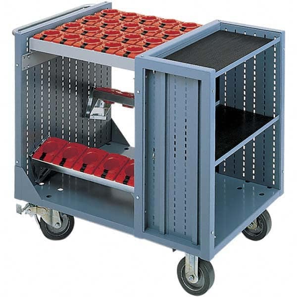 LISTA - CNC Storage Carts Style: CNC Tool Cart with Tool Carrier Taper Size: HSK 100A - USA Tool & Supply