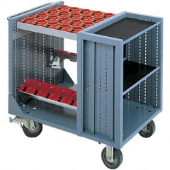 LISTA - CNC Storage Carts Style: CNC Tool Cart with Tool Carrier Taper Size: HSK 100A - USA Tool & Supply