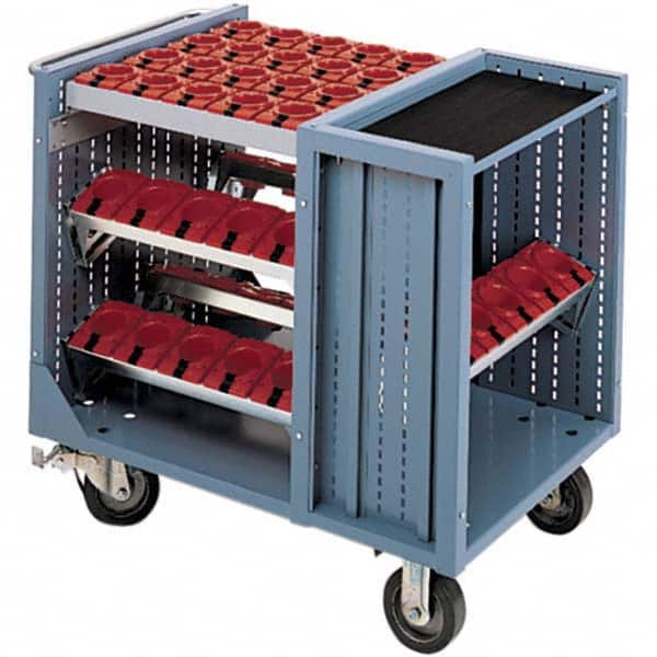LISTA - CNC Storage Carts Style: CNC Tool Cart with Tool Carrier Taper Size: HSK100A - USA Tool & Supply