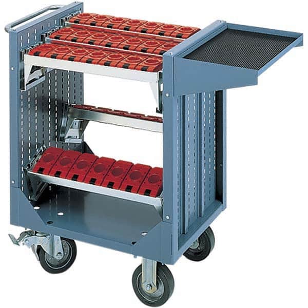 LISTA - CNC Storage Carts Style: CNC Tool Cart with Tool Carrier Taper Size: HSK 50A - USA Tool & Supply