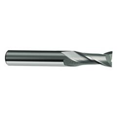 15mm Dia. x 92mm Overall Length 2-Flute Square End Solid Carbide SE End Mill-Round Shank-Center Cut-Uncoated - USA Tool & Supply