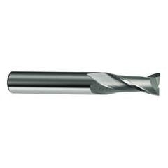 16mm Dia. x 92mm Overall Length 2-Flute Square End Solid Carbide SE End Mill-Round Shank-Center Cut-Uncoated - USA Tool & Supply