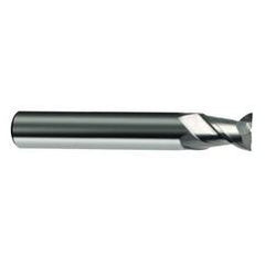 14mm Dia. - 75mm OAL - 45° Helix Bright Carbide End Mill - 2 FL - USA Tool & Supply