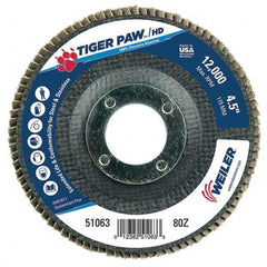 Weiler - Flap Discs Abrasive Type: Coated Flap Disc Type: Type 29 - USA Tool & Supply