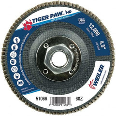 Weiler - Flap Discs Abrasive Type: Coated Flap Disc Type: Type 29 - USA Tool & Supply