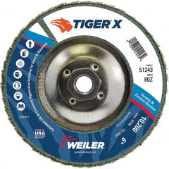 Weiler - Flap Discs Abrasive Type: Coated Flap Disc Type: Type 29 - USA Tool & Supply