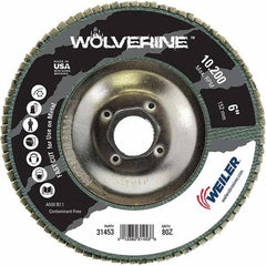Weiler - Flap Discs Abrasive Type: Coated Flap Disc Type: Type 29 - USA Tool & Supply