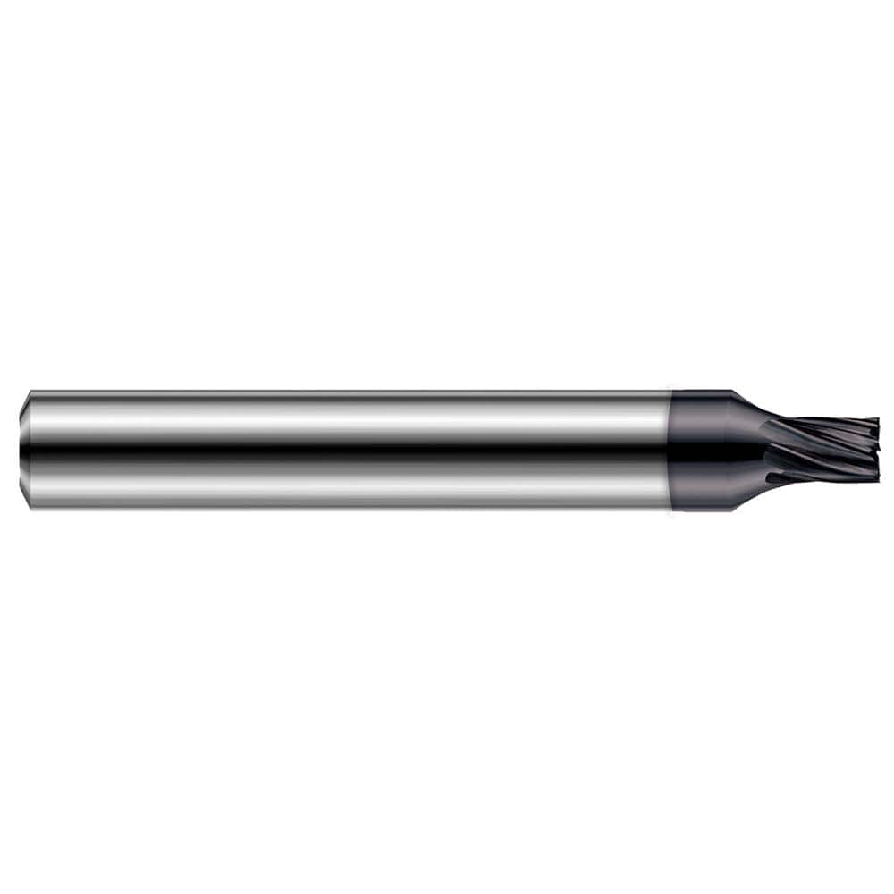 Harvey Tool - Square End Mills; Mill Diameter (Inch): 3/16 ; Mill Diameter (Decimal Inch): 0.1875 ; Length of Cut (Decimal Inch): 0.2850 ; Material: Solid Carbide ; Finish/Coating: AlTiN Nano ; Shank Diameter (Inch): 1/4 - Exact Industrial Supply