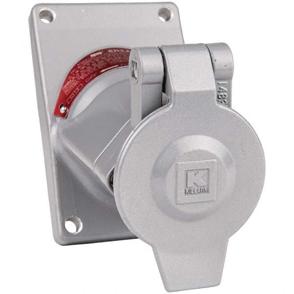 Hubbell Killark - Straight Blade Receptacles Receptacle Type: Single Receptacle Grade: Industrial - USA Tool & Supply