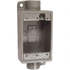 Hubbell Killark - Electrical Outlet Boxes & Switch Boxes Enclosure Type: Device Box Enclosure Shape: Rectangle - USA Tool & Supply