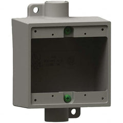 Hubbell Killark - Electrical Outlet Boxes & Switch Boxes Enclosure Type: Device Box Enclosure Shape: Square - USA Tool & Supply