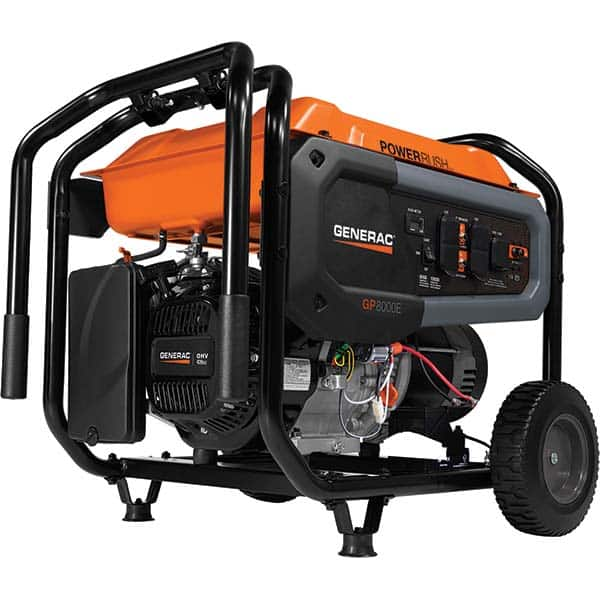 Generac Power - Portable Power Generators Fuel Type: Gasoline Starting Method: Electric/Recoil - USA Tool & Supply