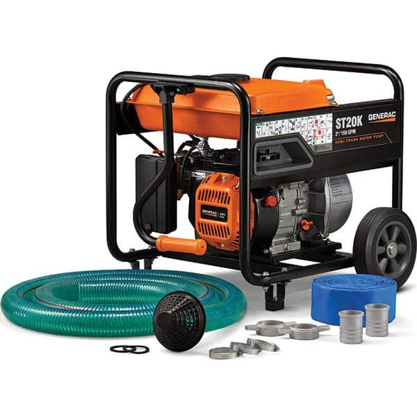 Generac Power - Self-Priming Engine Pumps Horsepower: 5.0 Engine Type: OHV - USA Tool & Supply