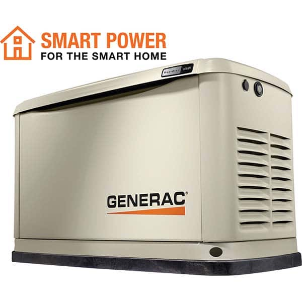 Generac Power - Standby Power Generators Generator Type: Air Cooled Fuel Type: Natural Gas; Liquid Propane (LP) - USA Tool & Supply