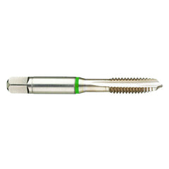 ‎5-40 3FL 2B Cobalt Spiral Point Plug Green Ring Tap-Bright Finish - USA Tool & Supply