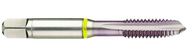 42433 2B 4-Flute Cobalt Yellow Ring Spiral Point Plug Tap-MolyGlide - USA Tool & Supply