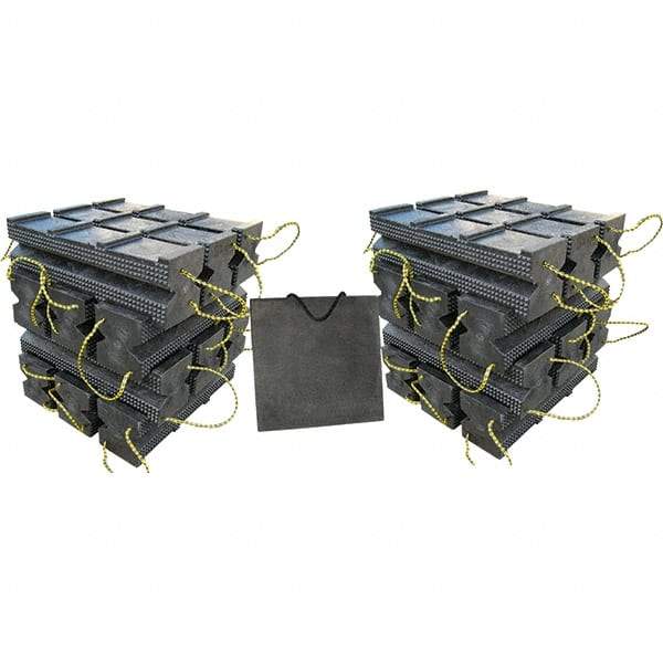 AME International - Cribbing Blocks & Sets Material: Recycled Plastic Height (Inch): 48 - USA Tool & Supply