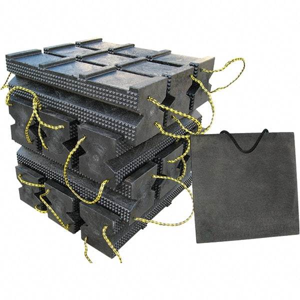 AME International - Cribbing Blocks & Sets Material: Recycled Plastic Height (Inch): 25 - USA Tool & Supply