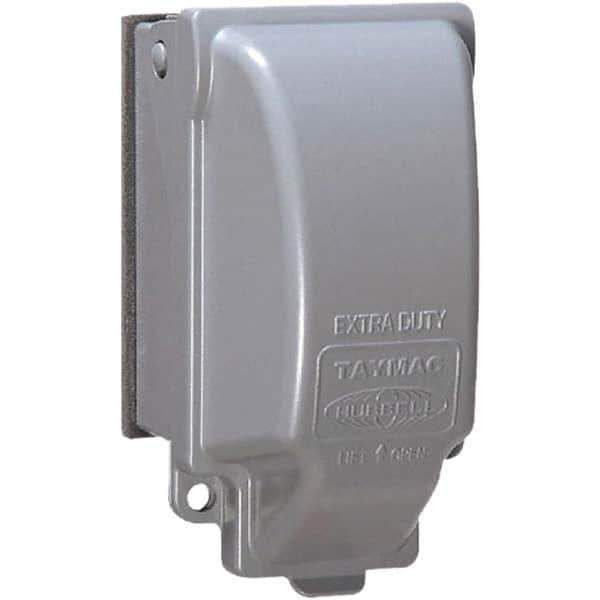 Hubbell-Raco - Weatherproof Box Covers Cover Shape: Rectangle Number of Holes in Outlet: 3 - USA Tool & Supply