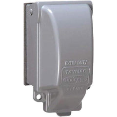 Hubbell-Raco - Weatherproof Box Covers Cover Shape: Rectangle Number of Holes in Outlet: 3 - USA Tool & Supply