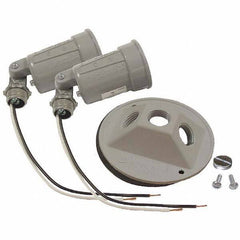 Hubbell-Raco - Weatherproof Box Covers Cover Shape: Round Number of Holes in Outlet: 3 - USA Tool & Supply