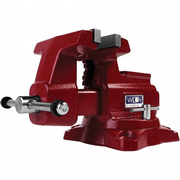 Wilton - Bench & Pipe Combination Vises Jaw Width (Inch): 6-1/2 Jaw Opening Capacity (Inch): 6-1/4 - USA Tool & Supply