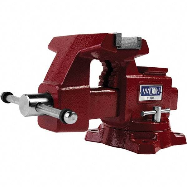 Wilton - Bench & Pipe Combination Vises Jaw Width (Inch): 5-1/2 Jaw Opening Capacity (Inch): 5 - USA Tool & Supply