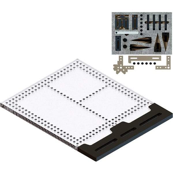 Phillips Precision - CMM Fixtures Type: Fixture Kits & Sets Plate Design: Standard - USA Tool & Supply