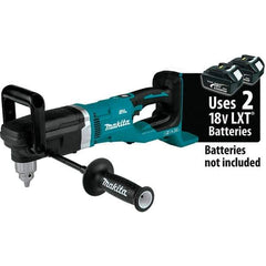 Makita - 36 Volt 1/2" Chuck Right Angle Handle Cordless Drill - 0-1400 RPM, Reversible, Lithium-Ion Batteries Not Included - USA Tool & Supply