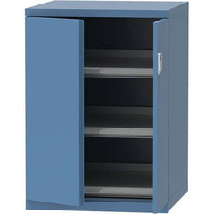 LISTA - 45 Compartment Bright Blue Steel Modular Storage Cabinet - USA Tool & Supply